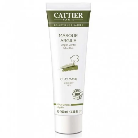 cattier masque a l argile verte 100ml