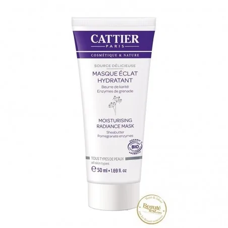 cattier source precieuse masque eclat hydratant 50ml