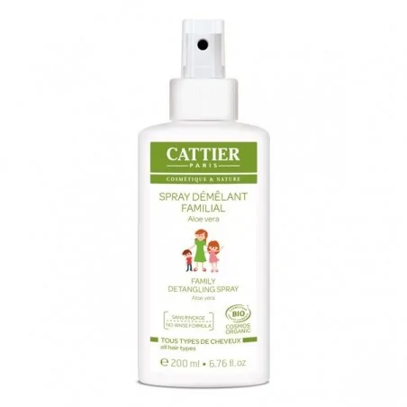 cattier spray demelant familial sans rincage 200ml