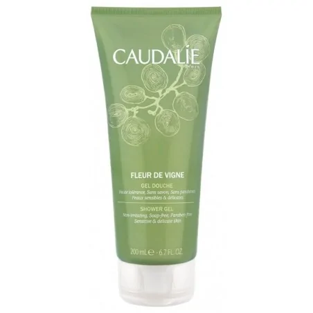 caudalie gel douche fleur de vigne 200 ml