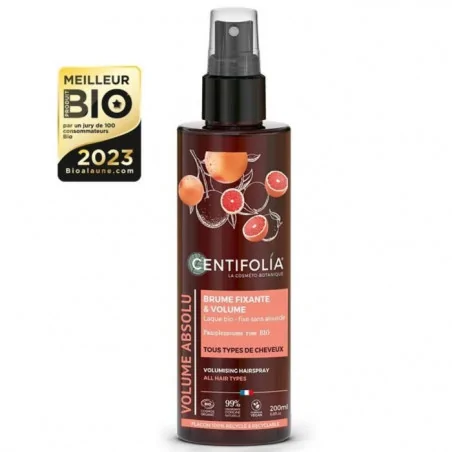 centifolia brume fixante et volume spray 200ml