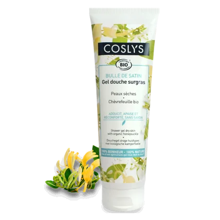 coslys gel douche bio peaux seches 250ml