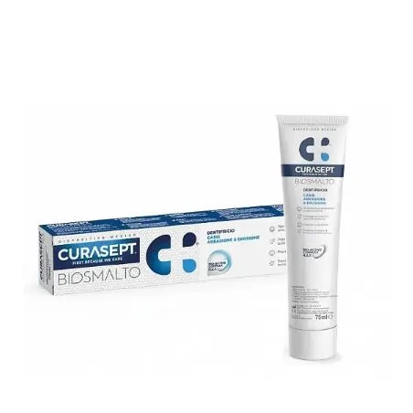 curasept dentifrice biosmalt pour la protection des caries 75 ml