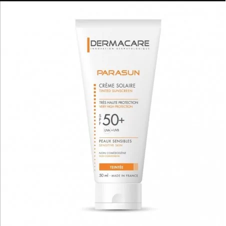 dermacare parasun creme solaire spf 50 teintee 50 ml