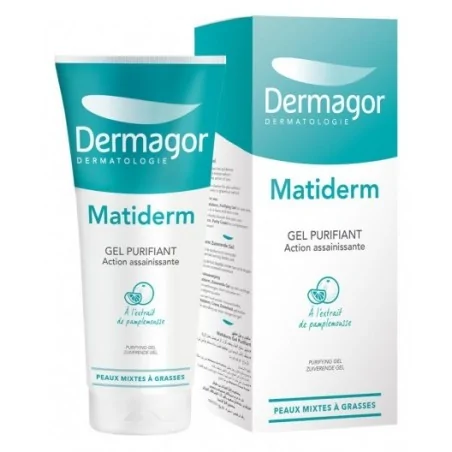 dermagor matiderm gel purifiant 200 ml