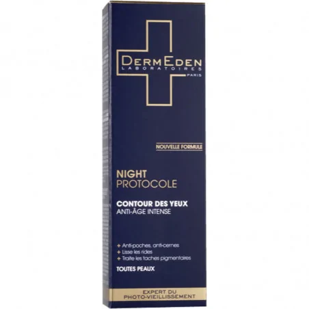 dermeden contour yeux anti age intense regard nuit 15 ml