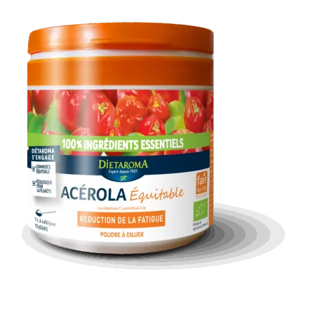 dietaroma acerola poudre bio et equitable 50g