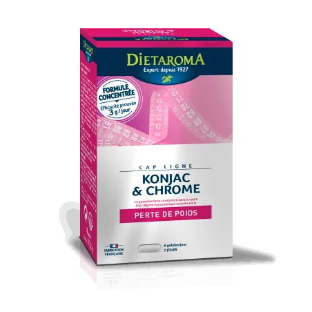 dietaroma capligne konjac chrome 60 comprimes