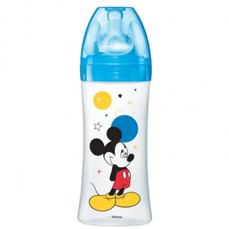 dodie biberons initiation 330ml tetine 0 6 mois ronde vitesse d3 disney