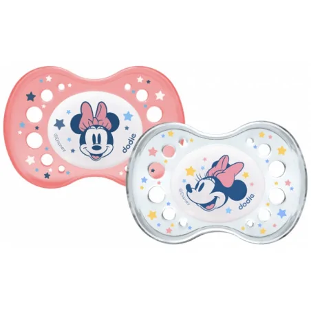 dodie sucette anatomique 18m a74 duo minnie nuit