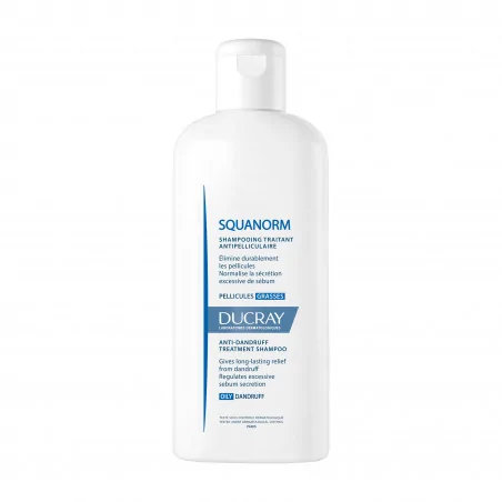 ducray squanorm shampooing pellicules grasses 125ml