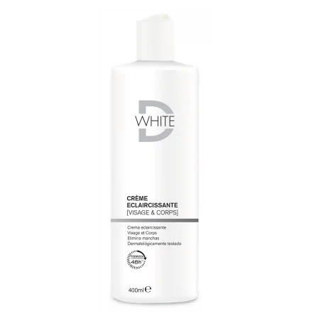 dwhite creme eclaircissante visage et corps 400ml