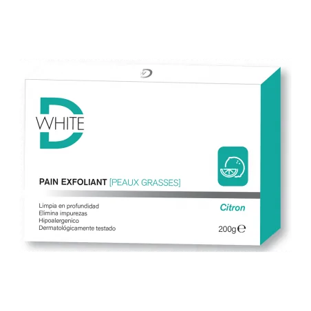 dwhite pain exfoliant citron peaux grasses 200g