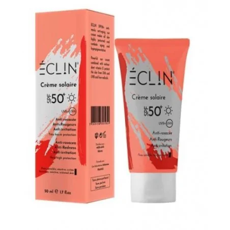 eclin creme solaire spf50 anti rougeurs 50ml