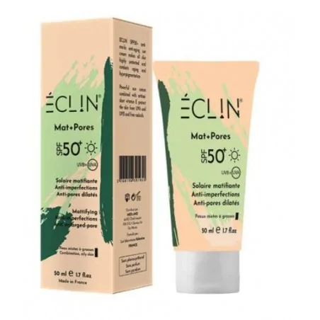 eclin creme solaire spf50 matpores 50ml