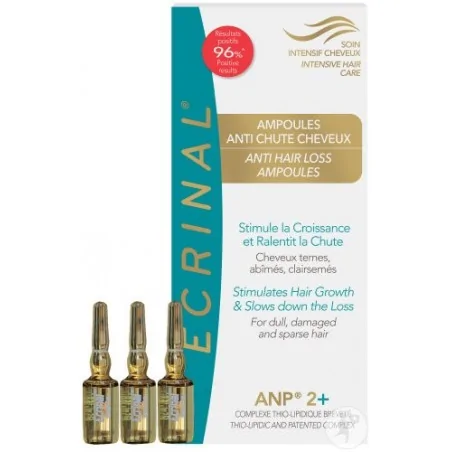 ecrinal ampoules traitement anti chute cheveux 8x5ml