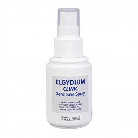 elgydium clinic xeroleave spray traitement bouche seche 70 ml