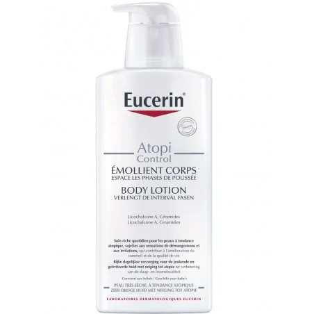 eucerin atopicontrol emollient corps calmant 250 ml