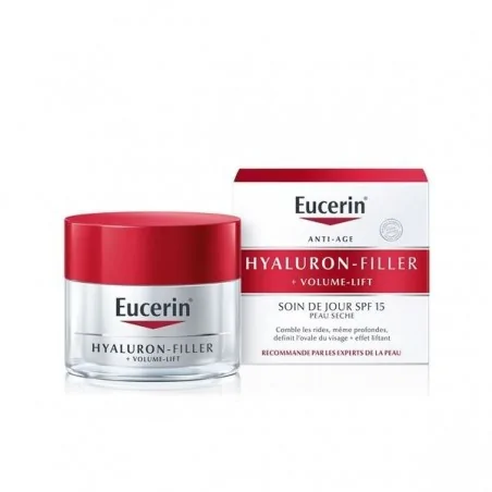 eucerin hyaluron filler volume lift soin de jour spf15 peau seche