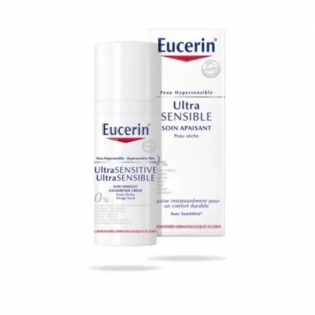 eucerin ultra sensible soin apaisant peau seche