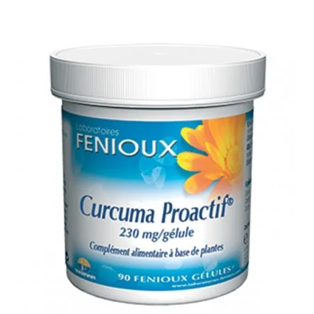 fenioux curcuma proactif 90 gelules 230 mg