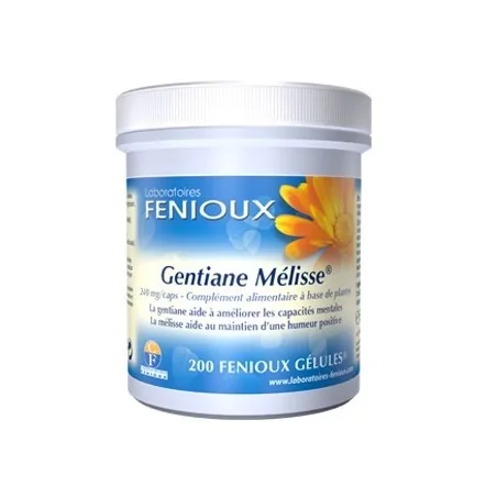 fenioux gentiane melisse capacites mentales 200 gelules