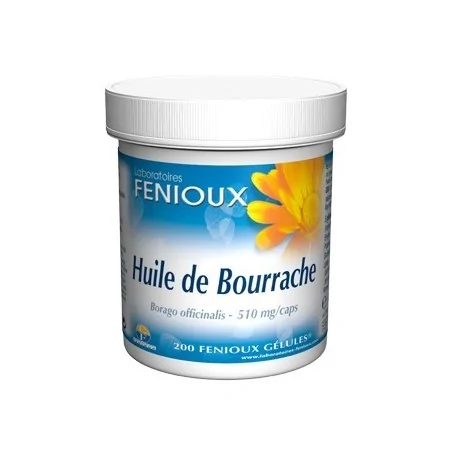 fenioux huile de bourrache borago officinalis 200 capsules