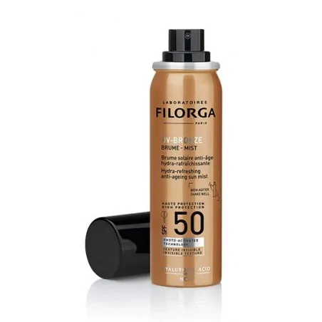 filorga uv bronze brume solaire anti age hydra rafraichissante spf50