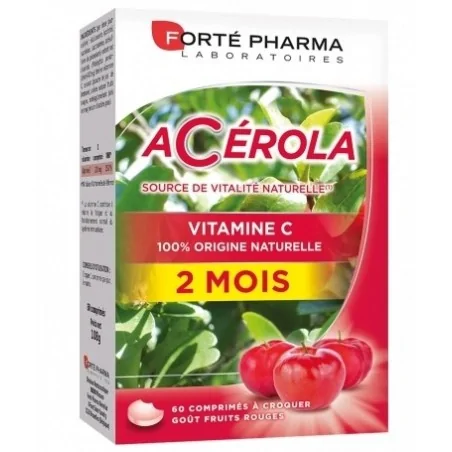 forte pharma acerola 60 comprimes