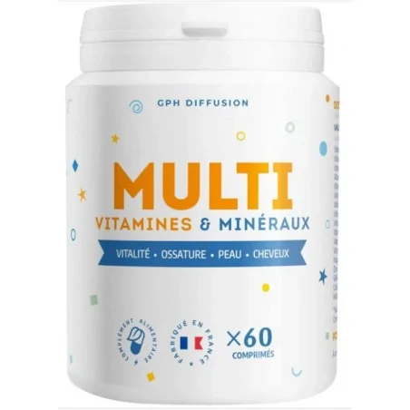 gph diffusion multivitamines et mineraux 60 comprimes