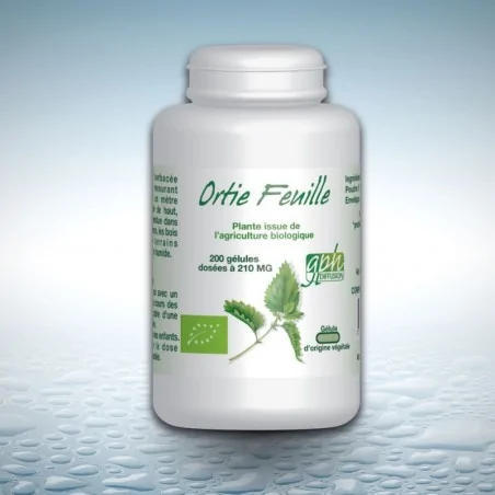 gph diffusion ortie feuille bio 200 gelules