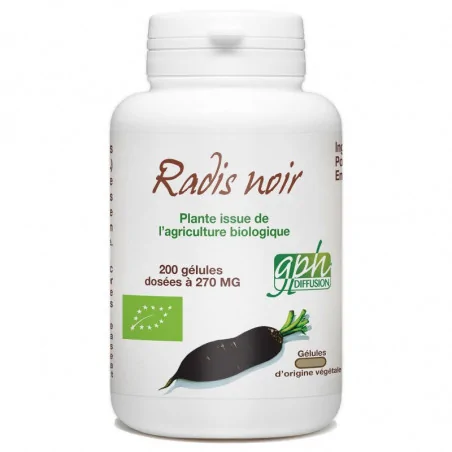 gph diffusion radis noir bio 200 gelules