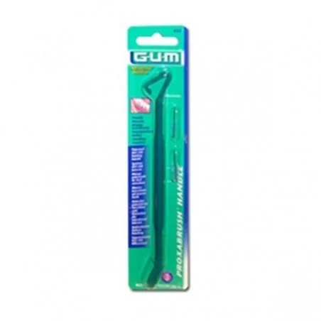 gum manche kit porte brossette avec 2 brossettes