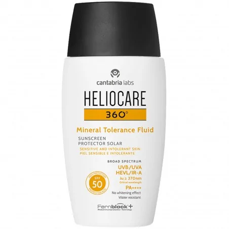 heliocare 360 mineral tolerance fluid spf50 50ml