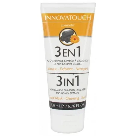 innovatouch 3en1 masque exfoliant nettoyant 200 ml