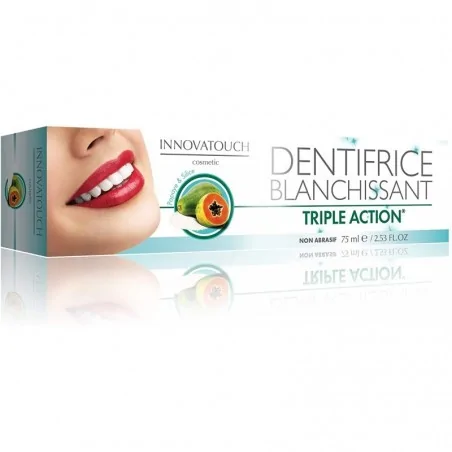 innovatouch dentifrice blanchissant triple action 75 ml