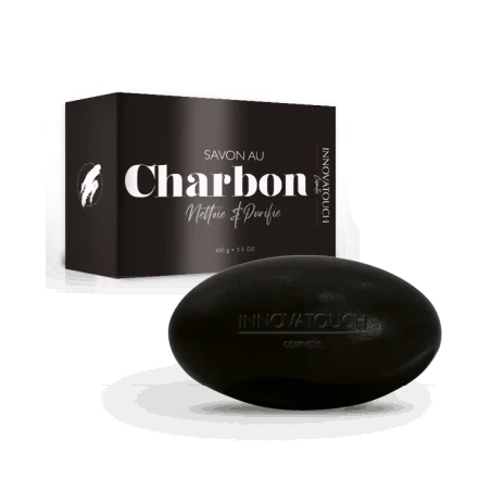 innovatouch savon purifiant au charbon 100 g