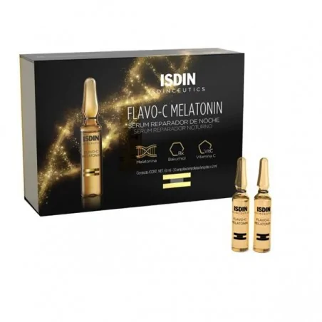 isdin isdinceutique flavo c melatonin 10 ampoules