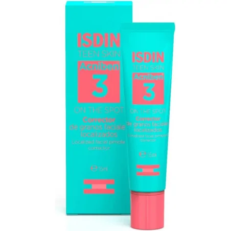 isdin teen skin acniben 3 on the spot correcteur localiser 15 ml