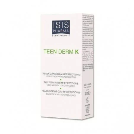 isis pharma teen derm k creme sebo regulatrice 30 ml