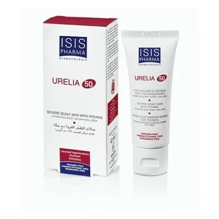 isispharma urelia 50 baume hydratant keratolytique 50 uree 40ml