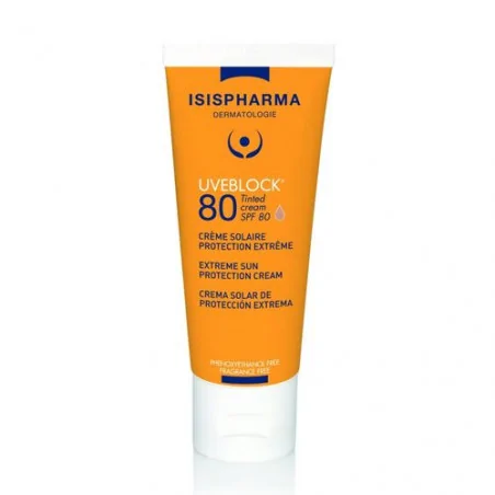 isispharma uveblock 80 teinte spf80 40ml