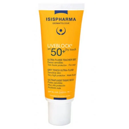 isispharma uveblock dry touch teinte medium spf50 40ml