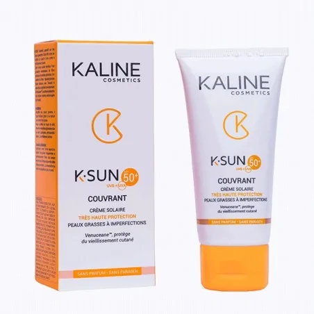 kaline creme solaire couvrante spf 50 50ml