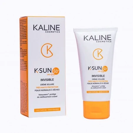 kaline creme solaire invisible spf 50 50ml tres haute protection