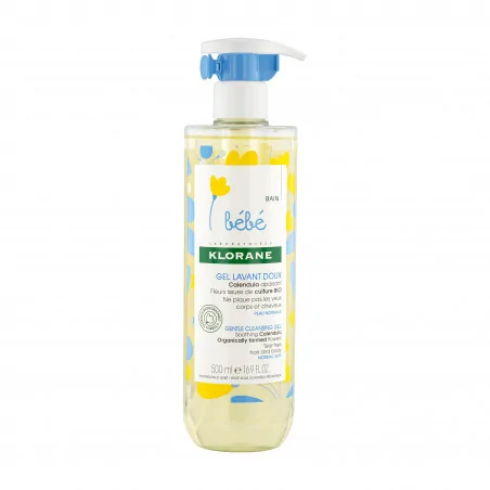 klorane bebe gel douceur moussant 500ml