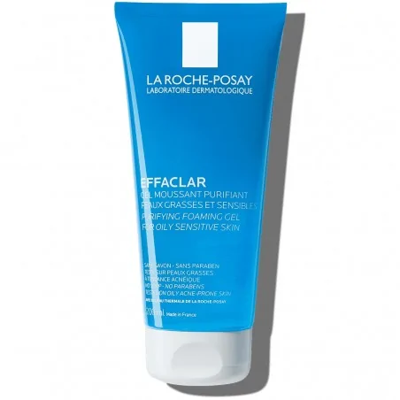 la roche posay effaclar gel moussant 200ml 100ml offert