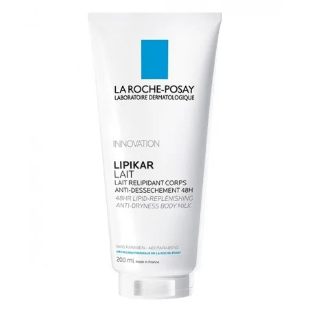 la roche posay lipikar lait 200ml relipidant corps anti dessechement