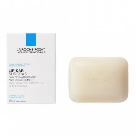 la roche posay lipikar pain physiologique peau sensible seche 150g