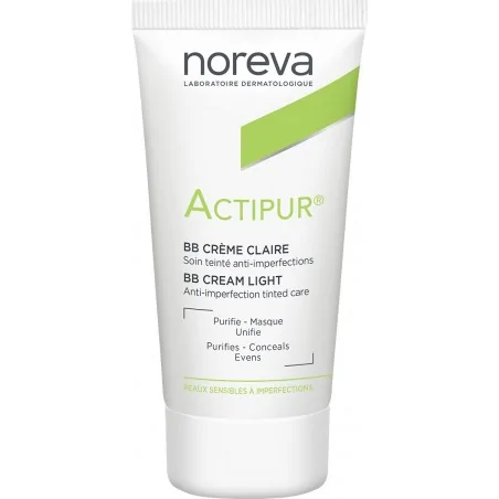 led actipur creme teintee claire 30ml anti imperfections